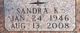  Sandra Kay <I>Bishop</I> Lastra