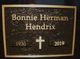 Bonnie Mae Herman Hendrix Photo