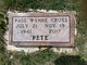 Paul W “Pete” Cross Photo