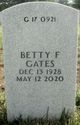 Betty Fern Yeager Gates Photo