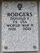Donald F Rodgers Photo