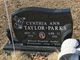 Cynthia Ann “Cindy” Taylor Parks Photo