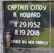 CPT Cindy A. Howard Photo
