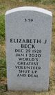 Elizabeth Janette “Liz” Brooks Beck Photo