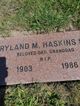  Ryland Millard Haskins Sr.