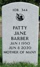 Patty Jane Eliasen Barber Photo