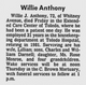  Willie Anthony