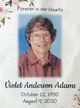 Violet Elaine <I>Anderson</I> Anderson-Adams