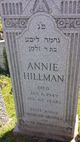  Anna “Annie” <I>Brenner</I> Hillman