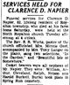 Capt. Clarence D. “Bonnie” Napier