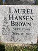 Laurel Hansen Brown Photo