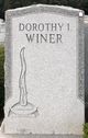  Dorothy I. <I>Hyams</I> Winer