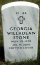 Georgia Willadean Storie Stone Photo