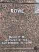 Judith Marie “Judy” Hengemuhle Rowe Photo