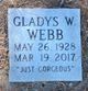 Gladys Mae Webb Webb Photo