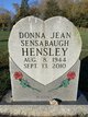 Donna Jean Sensabaugh Hensley Photo