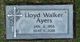  Lloyd Walker Ayers