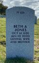 Mrs Beth A. Jones Photo