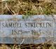  Samuel Stricklin