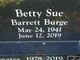 Betty Sue Barrett Burge Photo