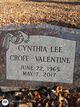 Cynthia Lee Croff Valentine Photo