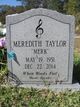 Meredith “Merk” Taylor Photo