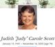 Judith Carole “Judy” Read Scott Photo