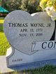 Thomas Wayne “Tom” Conner Jr. Photo