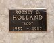 Rodney G. “Rod” Holland Photo