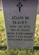  Joan Monica <I>Bilson</I> Seavey