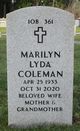 Marilyn Lyda Cole Coleman Photo