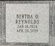 Bertha O. Gagnon Reynolds Photo