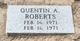 Quentin A Roberts Photo
