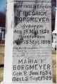  Mary/Maria Katherine <I>Helweg</I> Borgmeyer
