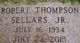  Robert Thompson Sellars Jr.