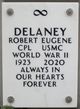 Robert Eugene “Bob” Delaney Photo