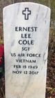 Ernest Lee “Ernie” Cole Photo