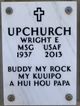  Wright Ernest “Buddy” Upchurch
