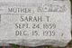  Sarah <I>Terhune</I> Wiltz
