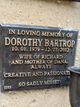  Dorothy Bartrop