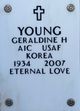  Geraldine <I>Hendricks</I> Young