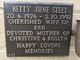  Betty June Steet