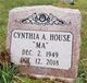 Cynthia A “MA” House Photo