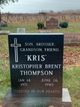 Kristopher Brent “KRIS” Thompson Photo