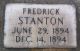  Fredrick Roy “Freddie” Stanton