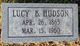  Lucy B. Hudson