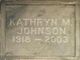  Kathryn M Johnson