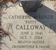 Catherine “Patsy” McKenzie Calloway Photo