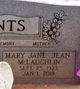  Mary Jane “Jean” <I>McLaughlin</I> Schenebeck Brents