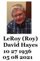 LeRoy D “Roy” Hayes Photo
